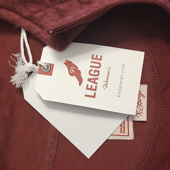 League 91 Quarter Zip Quilted Pullover Womens Minnesota Golden Gophers - XL - Picture 9 of 11